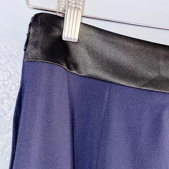 Tory Burch Navy Skylar Tuxedo Pants Size 2 - Picture 5 of 9